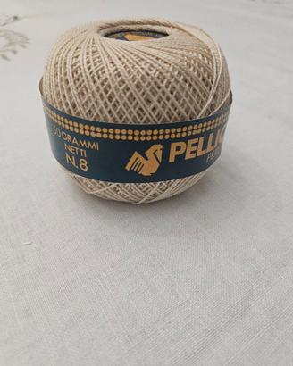 Cotone Pellicano perlato, n. 8, 50 gr, ecru 