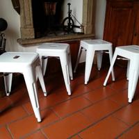 Sgabelli bistrot metallo tipo Tolix