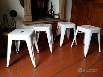 Sgabelli bistrot metallo tipo Tolix