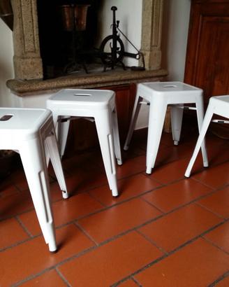 Sgabelli bistrot metallo tipo Tolix