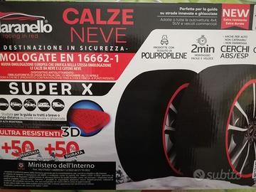 Calze da neve omologate per  pneumatici