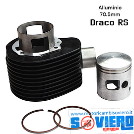 Cilindro Draco RS in Alliminio e Pistone 70,5 PX