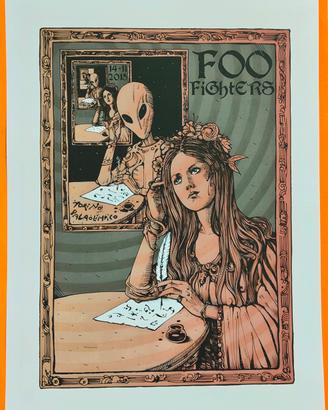 Poster "Foo Fighters" - Live in Torino 2015