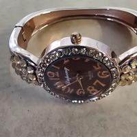 Orologio rigido Vintage con strass