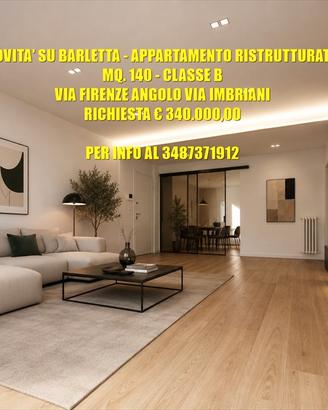 Appartamento con rifiniture di pregio mq. 140