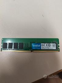 Ram crucial ddr4 4GB 