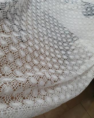 COPRILETTO MATRIMONIALE UNCINETTO FATTO A MANO