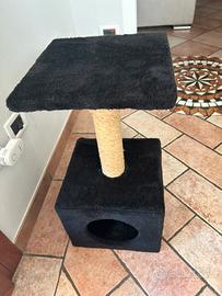 Cuccia, gioco e Tiragraffi per gatto. Come nuovo