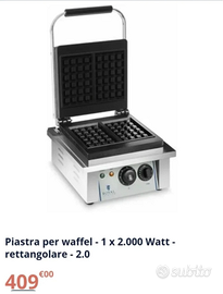 Piastra Waffel Waffle professionale 220v