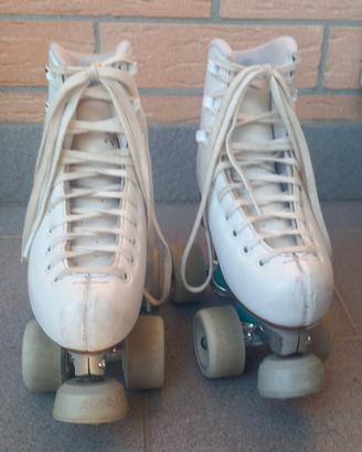 Pattini a rotelle professionali con doppia scarpa 