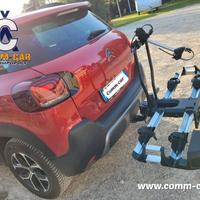 PORTABICI DA GANCIO TRAINO PIEGHEVOLE E-BIKE E2