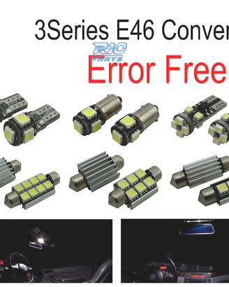 KIT 11 LAMPADE LED INTERNE BMW E46 CONVERTIBILE 31