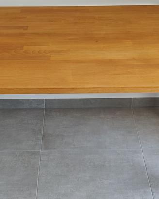 Scrivania ripiano lamellare faggio L 156