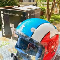 Casco moto e sci bambino 