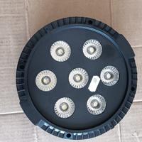 Par Slim 7x10 in plastica RGBW