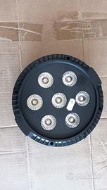 Par Slim 7x10 in plastica RGBW