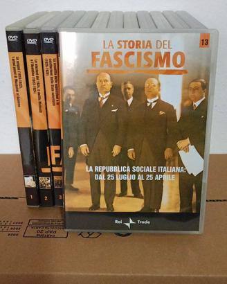 13 dvd collezione "La storia del fascismo" - Rai