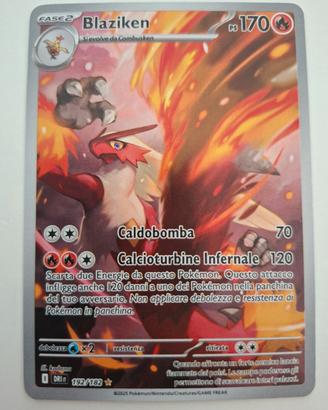 Carta Pokemon Blaziken - 192/182