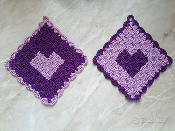 Presine all'uncinetto