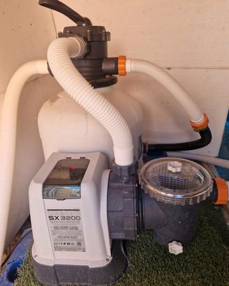pompa filtro a sabbia piscina intex