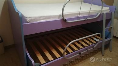 Letto a castello scorrevole Colombini