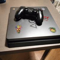 PS4 Slim grigio metallizzata 