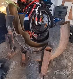 stampi in ferro e vetroresina parafanghi ant e pos