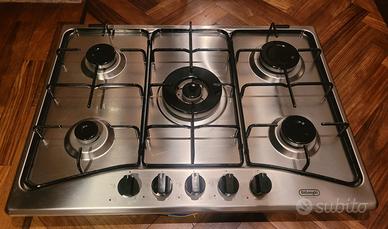 DELONGHI PIANO COTTURA 5 zone Acciaio inossidabile