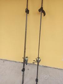 Canne Shimano tribale xtr con prolunga sul calcio