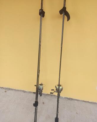 Canne Shimano tribale xtr con prolunga sul calcio