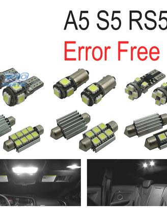KIT 16 LAMPADE LED INTERNE PER AUDI A5 S5 RS5 B8 0