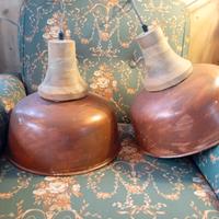 Lampadari a sospensione in ferro e legno cm 34