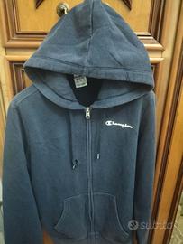 champion felpa uomo zip con cappuccio ottime condi