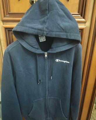 champion felpa uomo zip con cappuccio ottime condi