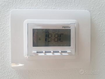Termostato ambiente Perry da incasso 220volt