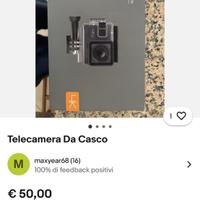 Telecamera x moto o bici