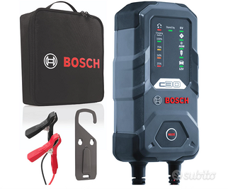 Bosch C30 Caricabatterie per Auto, 6 V - 12 V / 3,
