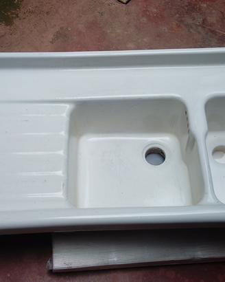 Lavello ceramica a 2 vasche