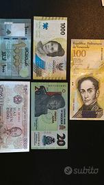 Lotto 5 biglietti da collezione