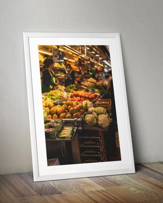 Stampa fotografica - Mercado Valencia