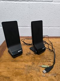 piccole casse speaker con presa  cuffie