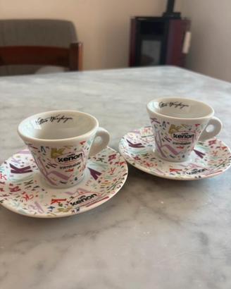 Coppia tazzine Caffè Kenon con piattini