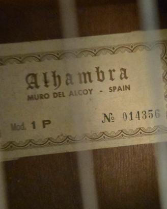 Chitarra Alhambra P1 Classica