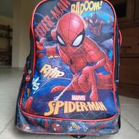 zaino trolley scuola Marvel Spiderman 