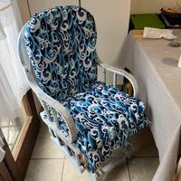 Sedia a dondolo vintage