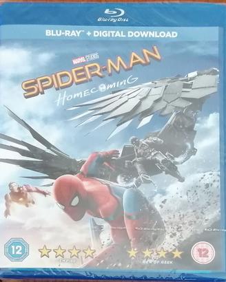 Spider-Man Homecoming Marvel blu-ray