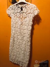 Vestito pizzo Guess bianco