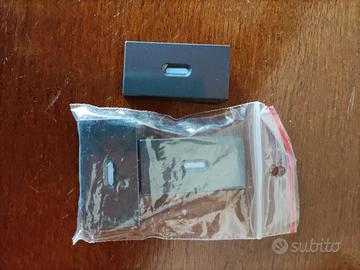 copritasto illuminabile nero urmet 