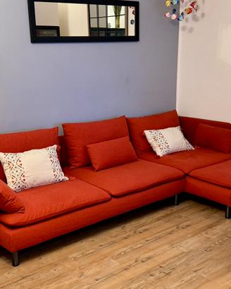 Divano IKEA SÖDERHAMN 4 posti con chaise-long