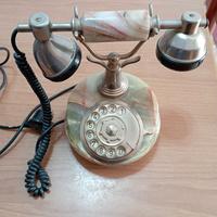 telefono vintage in onice 24 carati 